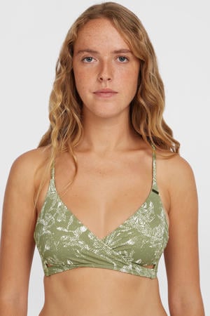 voorgevormde bikinitop Baay groen/wit
