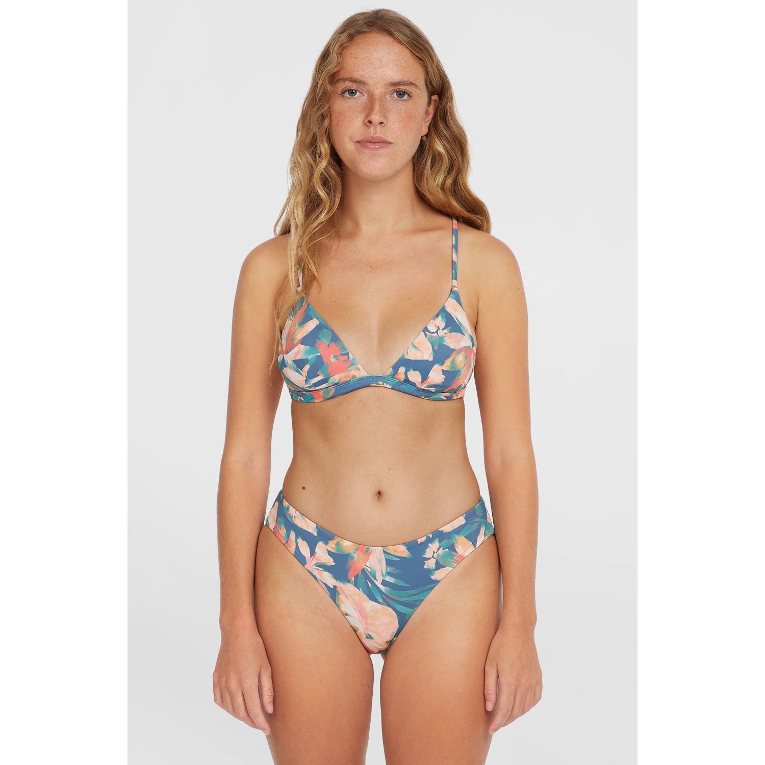 O'Neill voorgevormde bikinitop Seaside Tri blauw multi
