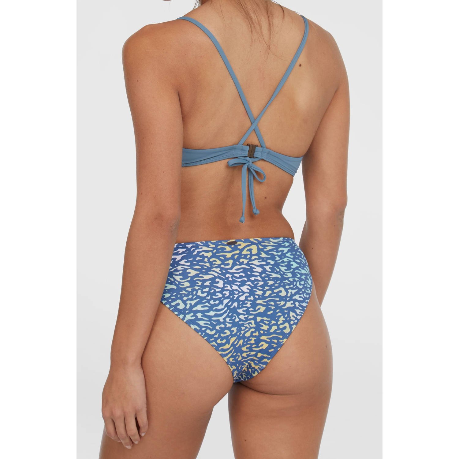 O'Neill bikinibroekje Rita blauw geel