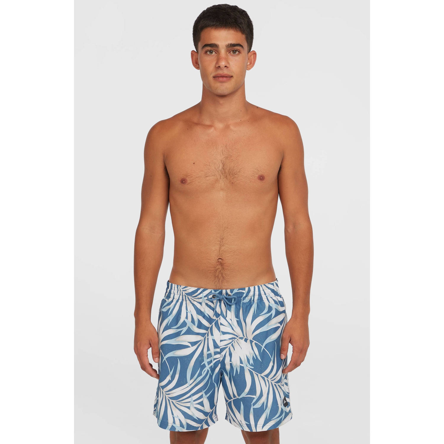 O'Neill zwemshort Cali Floral blauw wit