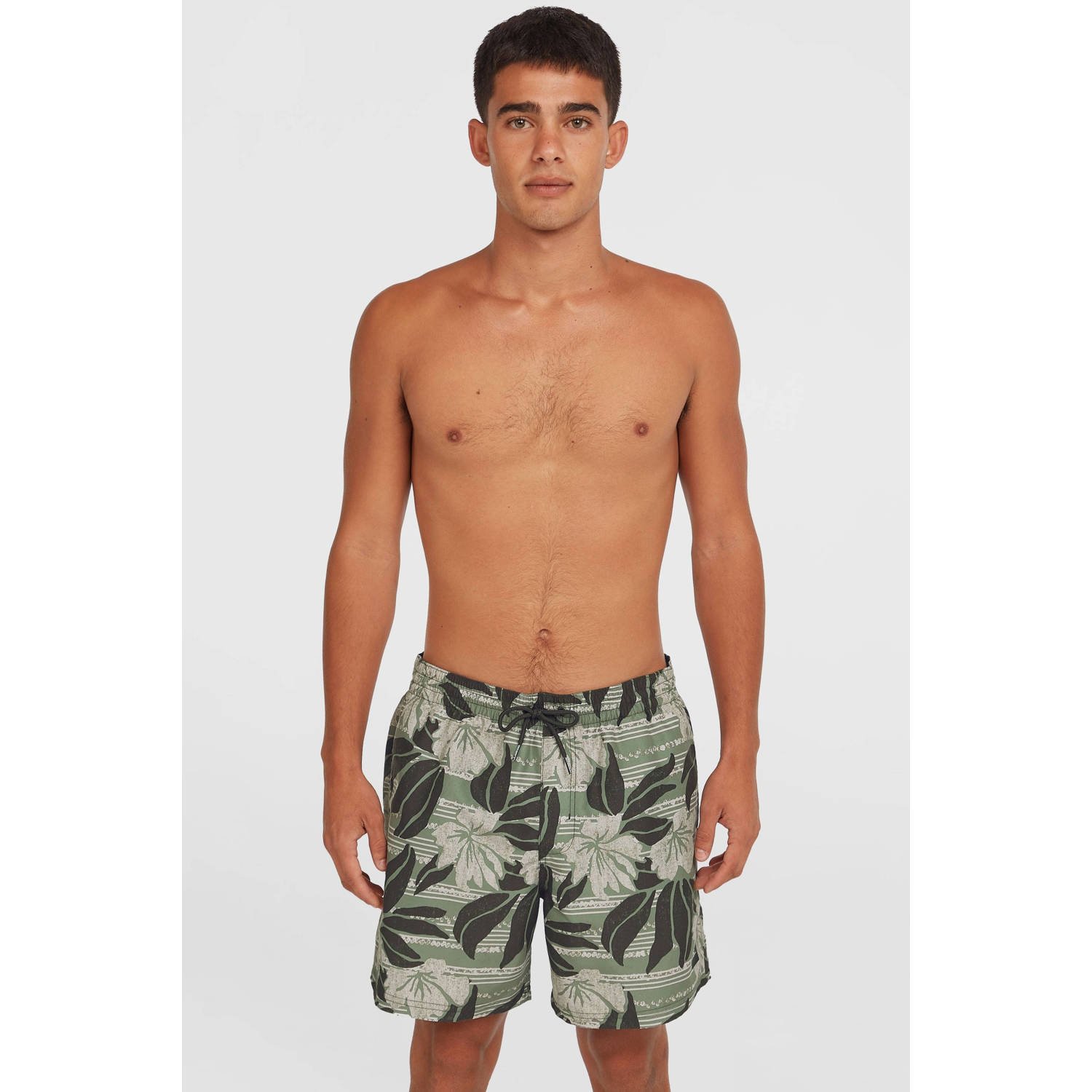 O'Neill zwemshort Cali Floral olijfgroen