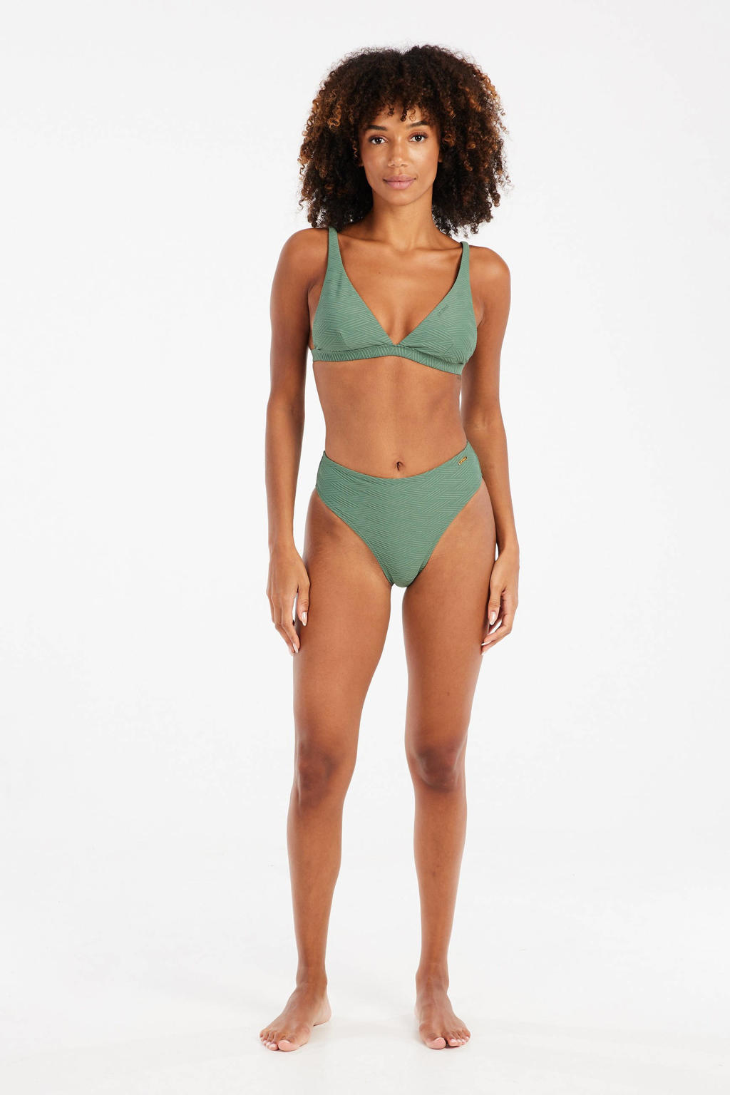 Protest voorgevormde halter bikinitop MIXCHUB B-cup groen
