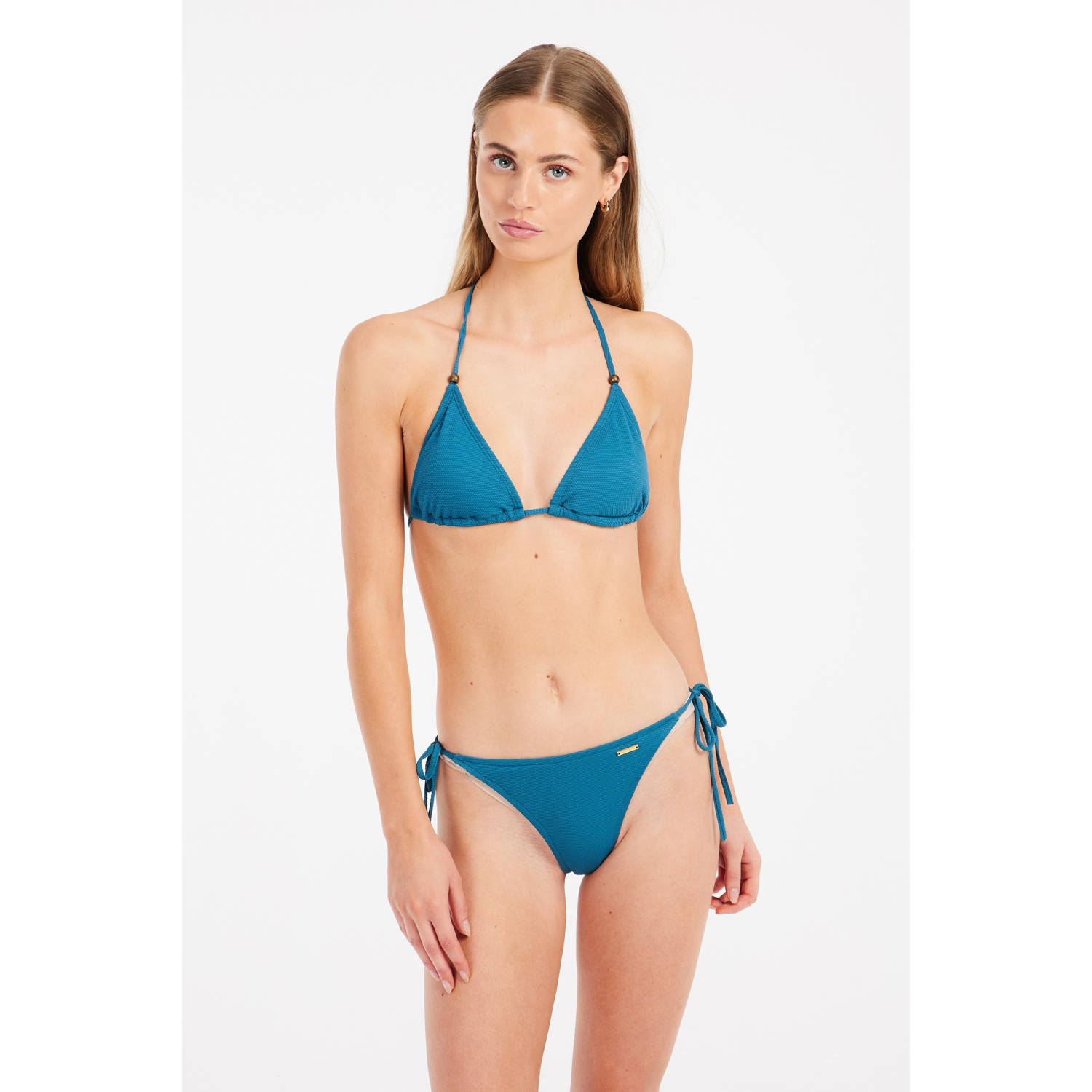 Protest voorgevormde triangel bikinitop MIXALERAS blauw