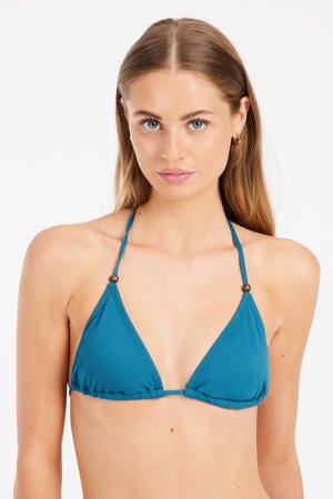 voorgevormde triangel bikinitop MIXALERAS blauw