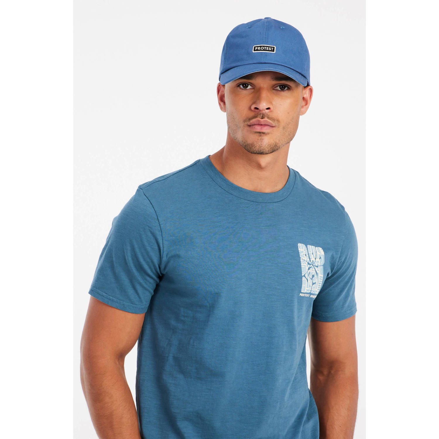 Protest T-shirt blauw