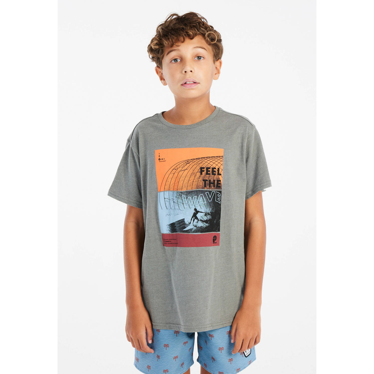 Protest T-shirt grijs