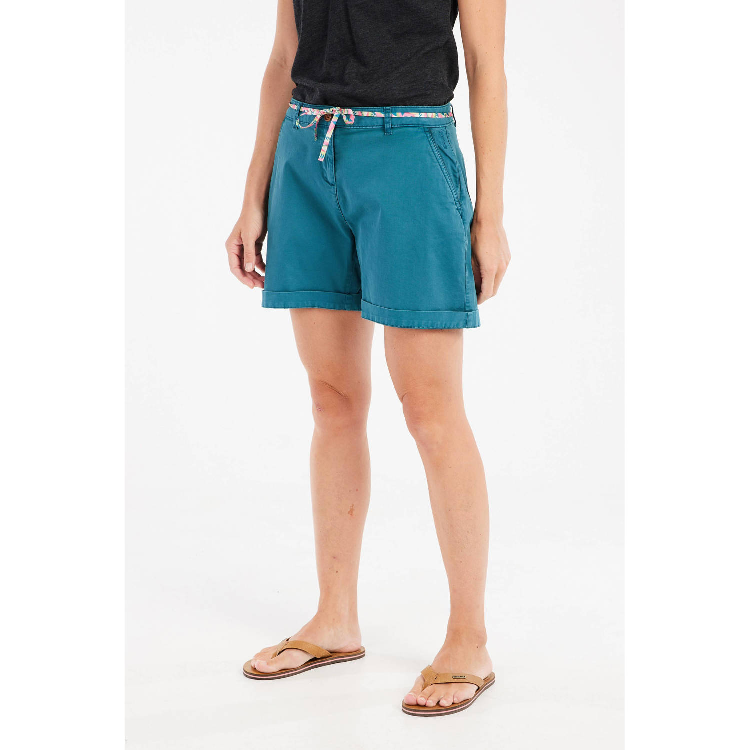 Protest straight regular waist casual short petrol