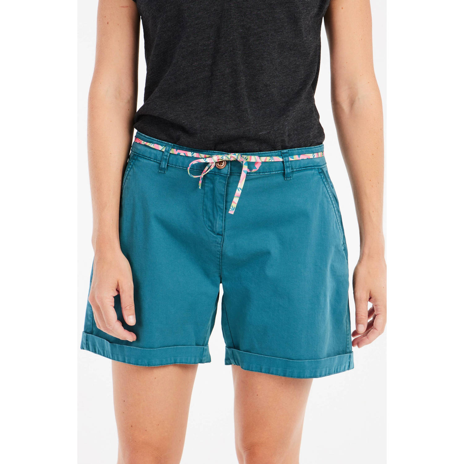 Protest straight regular waist casual short petrol