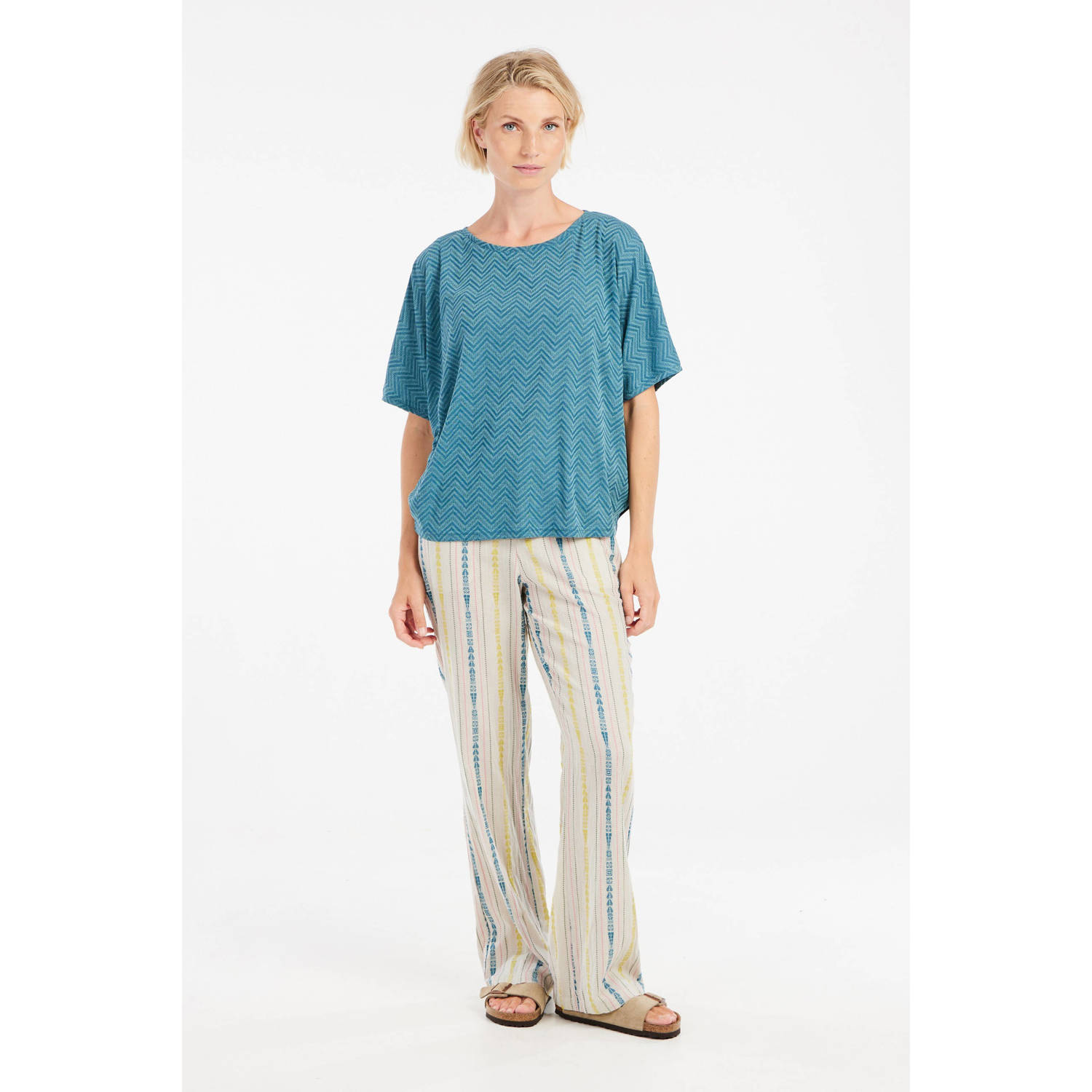 Protest mouwloze top blauw