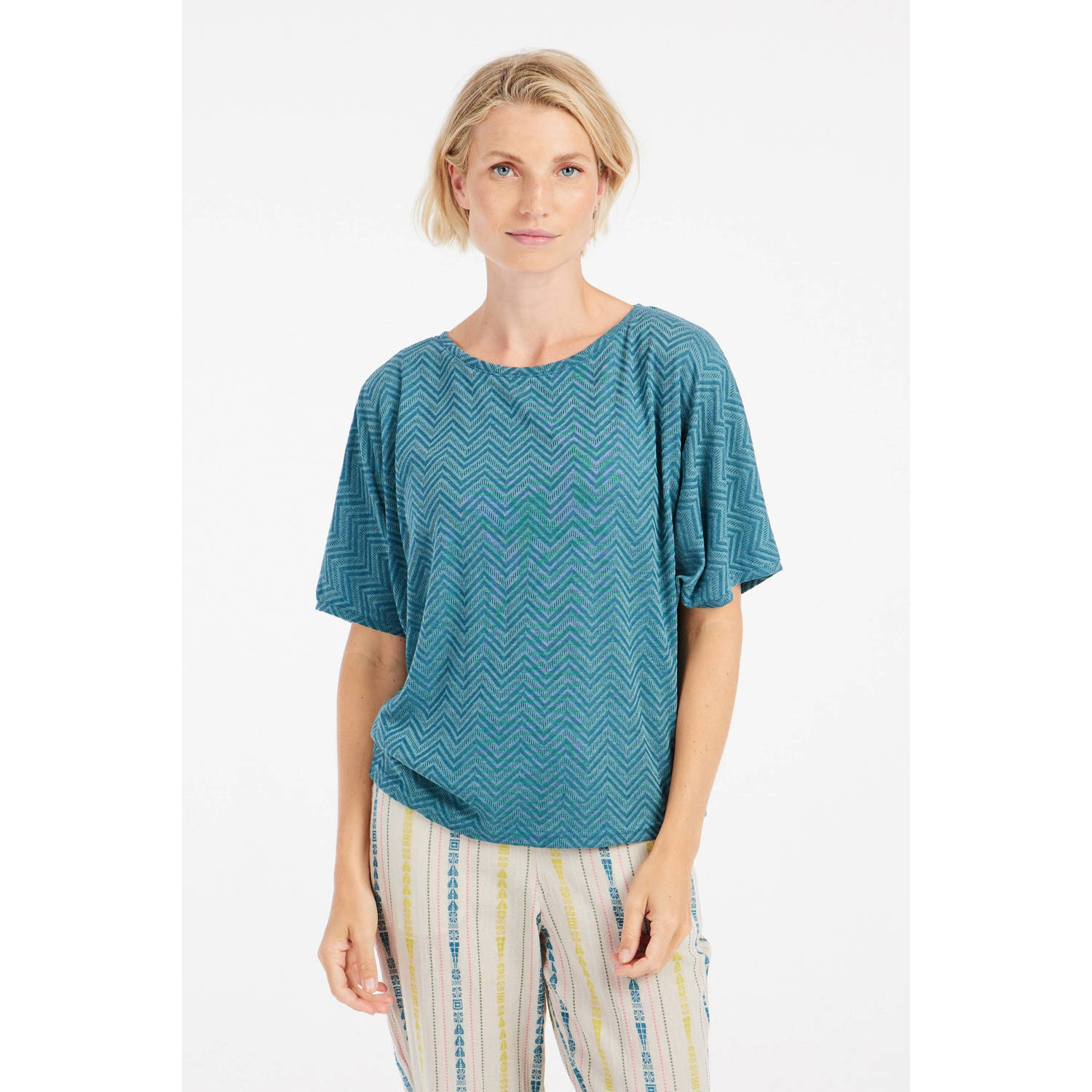 Protest mouwloze top blauw