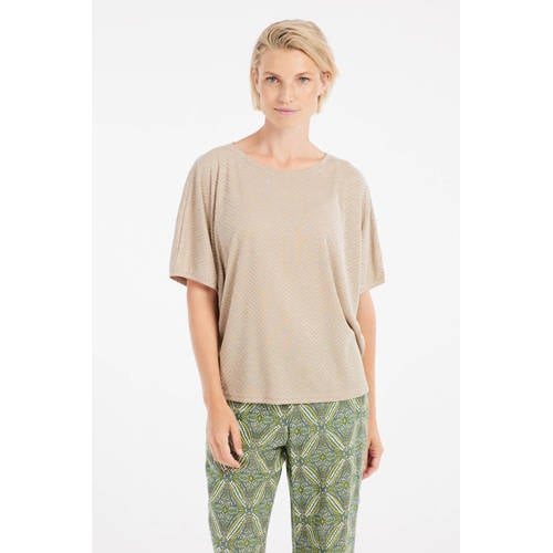 Protest mouwloze top beige afbeelding