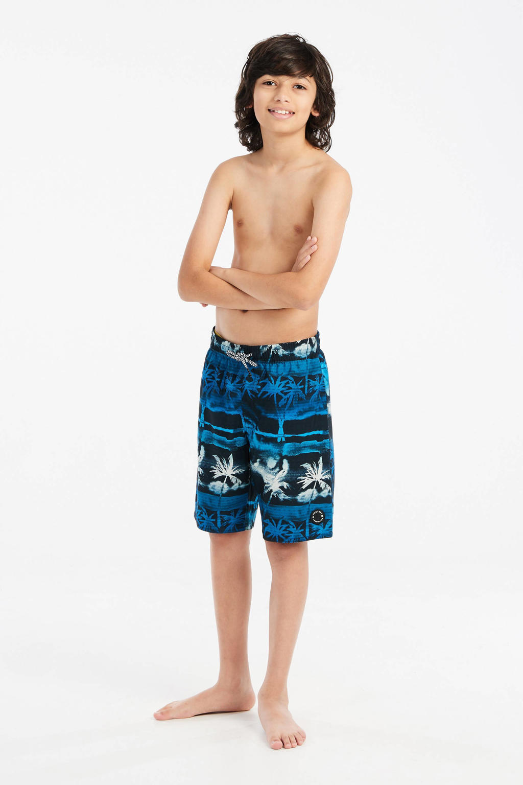 Protest zwemshort PRTSTONES JR blauw/zwart