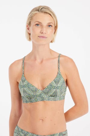 voorgevormde beugel bikinitop MIXADAIRAU groen