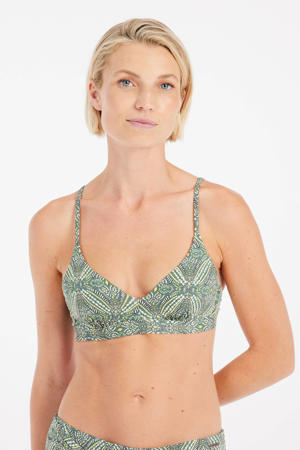 voorgevormde beugel bikinitop MIXADAIRAU groen