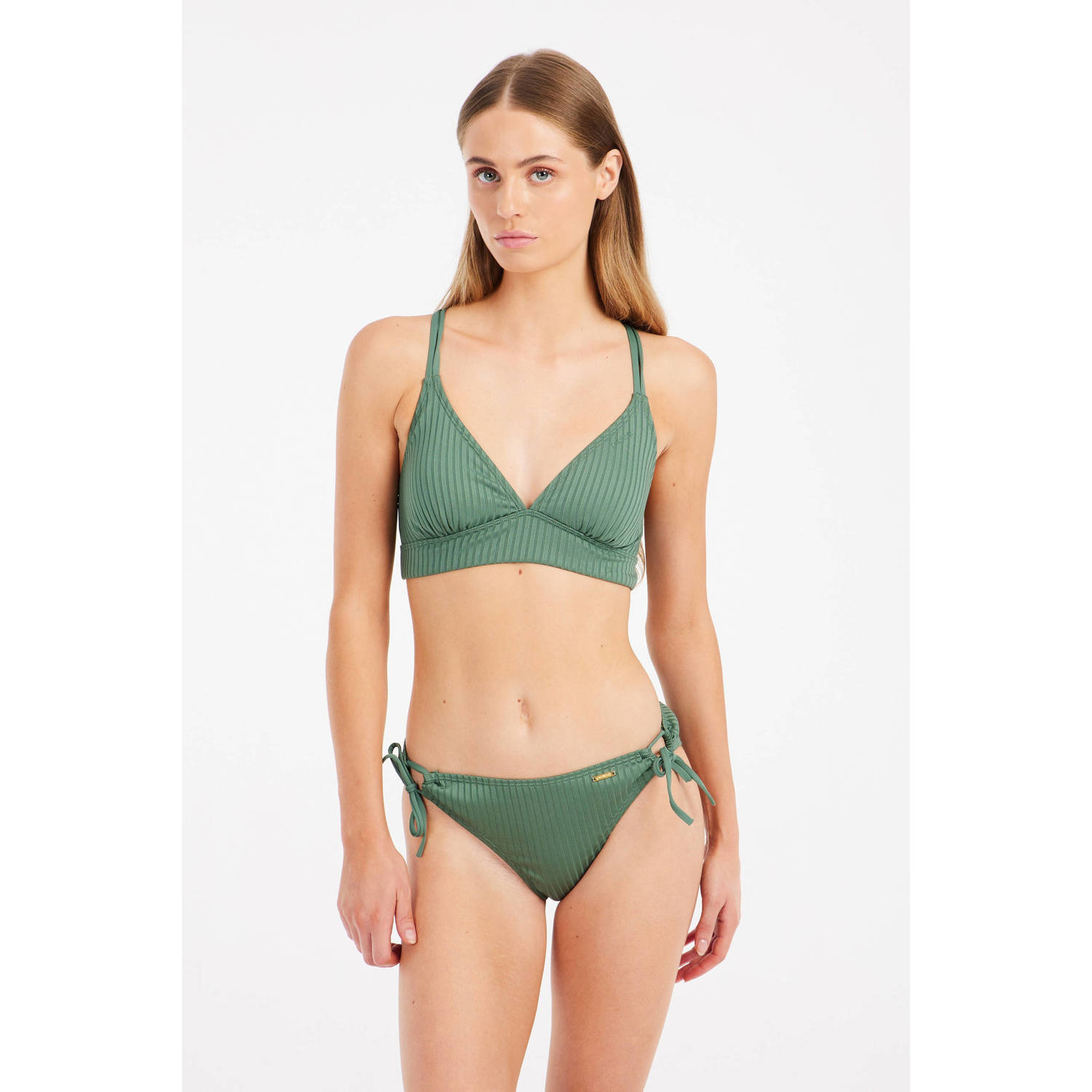 Protest voorgevormde triangel bikini PRTCOSTA groen