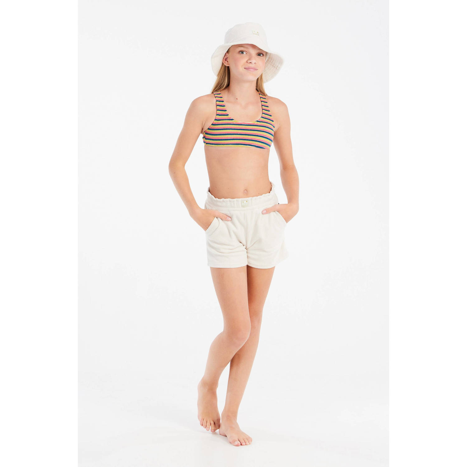 Protest triangel bikini PRTSICILLA JR geel blauw roze