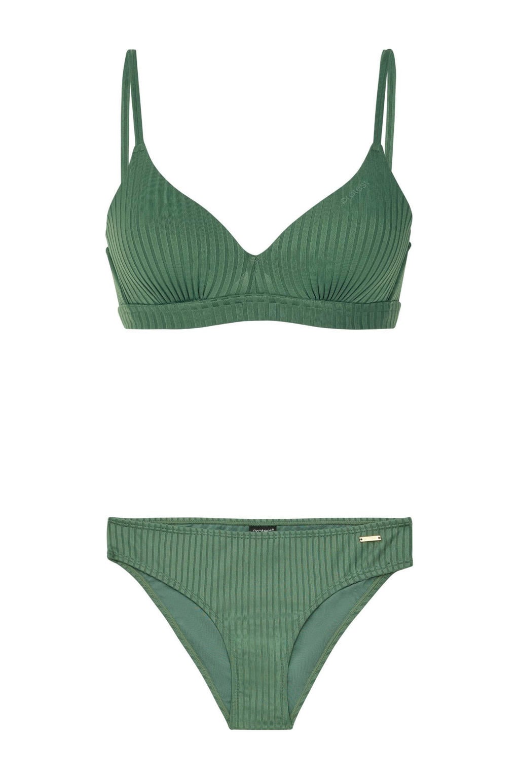 Protest voorgevormde beugel bikini set PRTMANJA 25 BCD-cupgroen