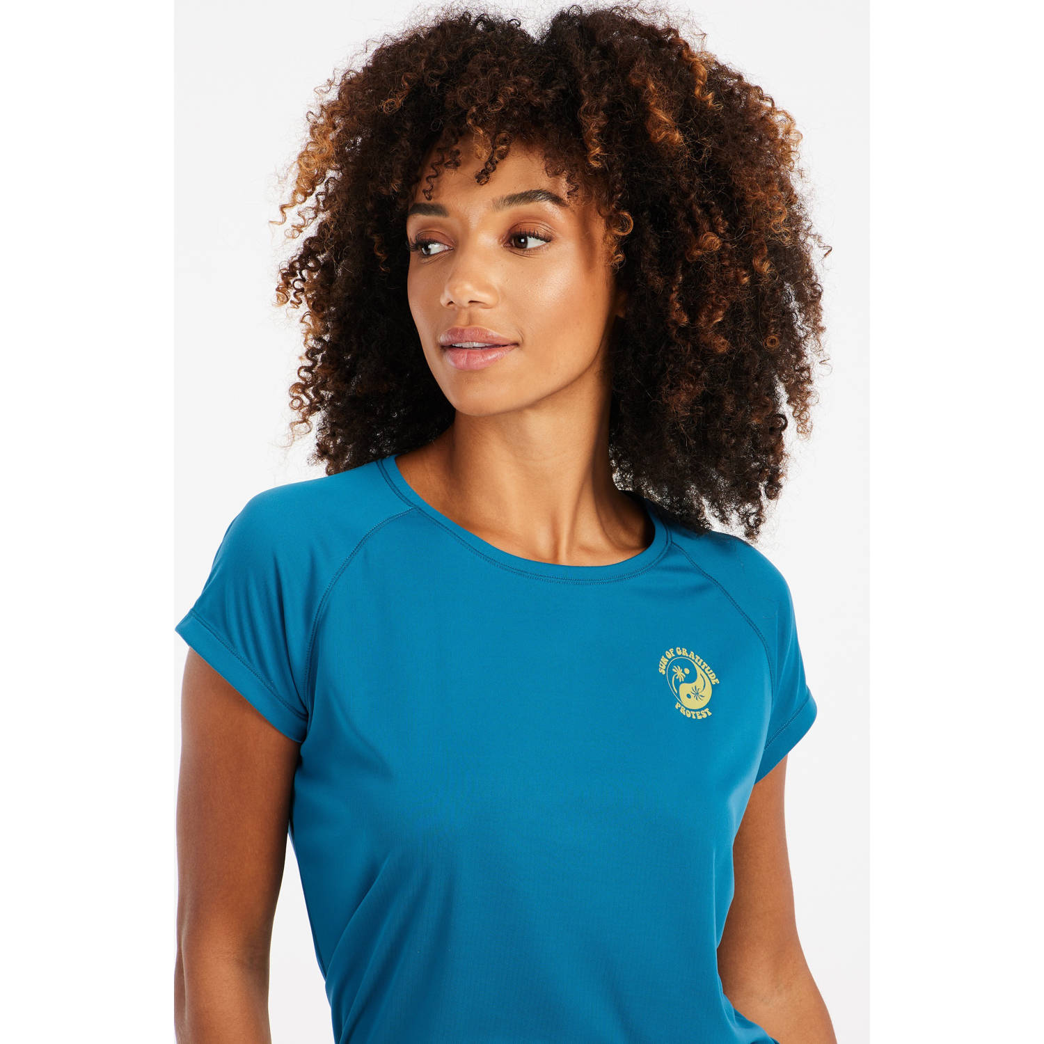 Protest UV T-shirt PRTGIA blauw