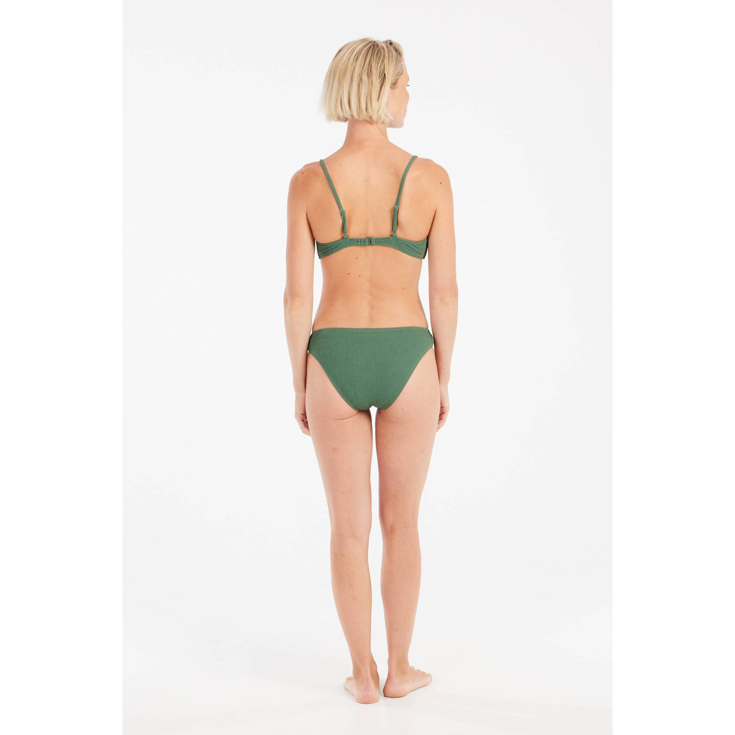 Protest voorgevormde crop bikini PRTDICE groen