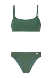 thumbnail: Protest voorgevormde crop bikini set PRTDICE groen