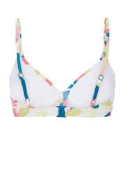 thumbnail: Protest voorgevormde beugel bikinitop MIXADAIRS wit/roze/blauw