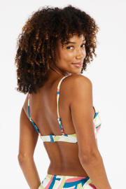 thumbnail: Protest voorgevormde beugel bikinitop MIXADAIRS wit/roze/blauw