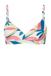 thumbnail: Protest voorgevormde beugel bikinitop MIXADAIRS wit/roze/blauw