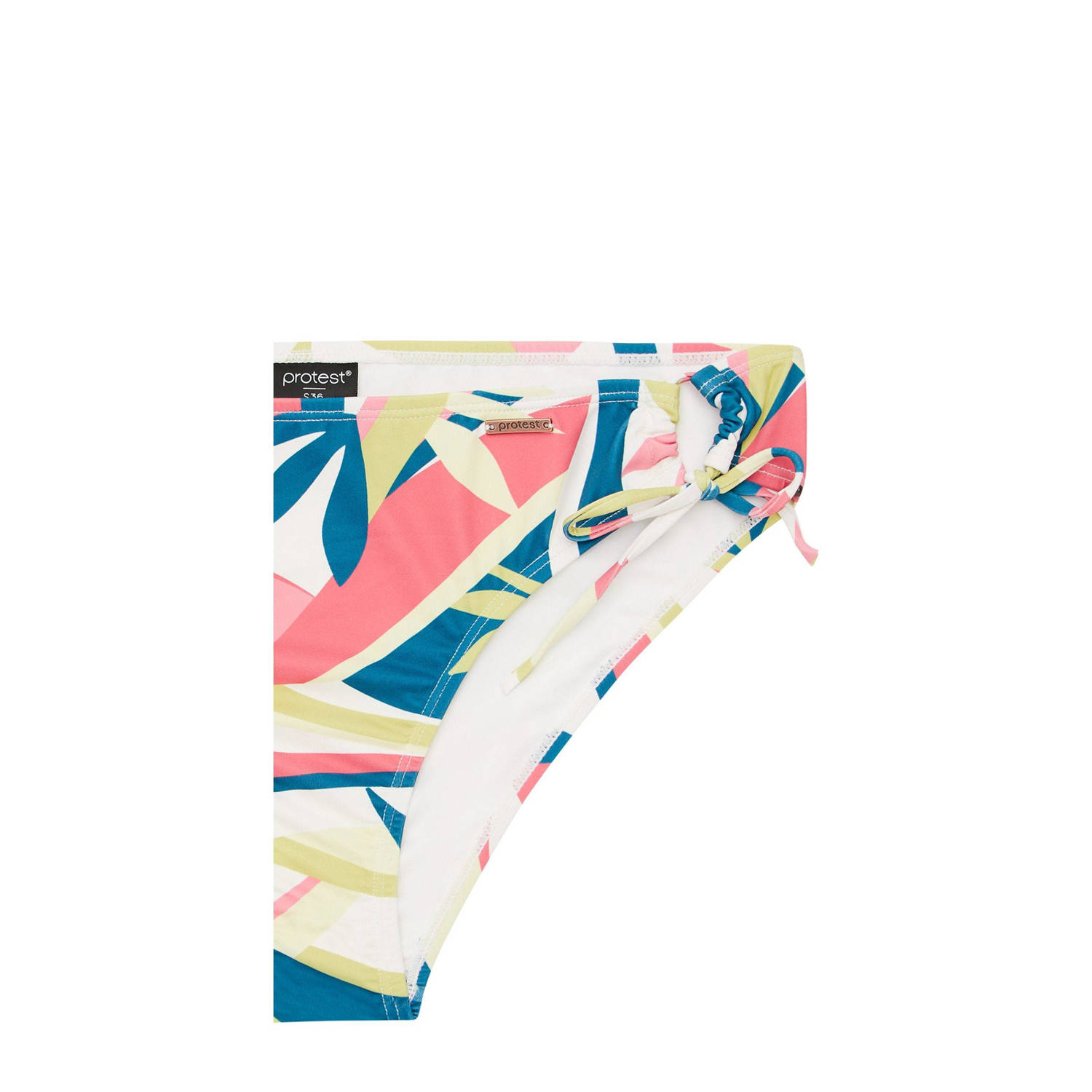 Protest bikinibroekje MIXCABELAS wit roze blauw