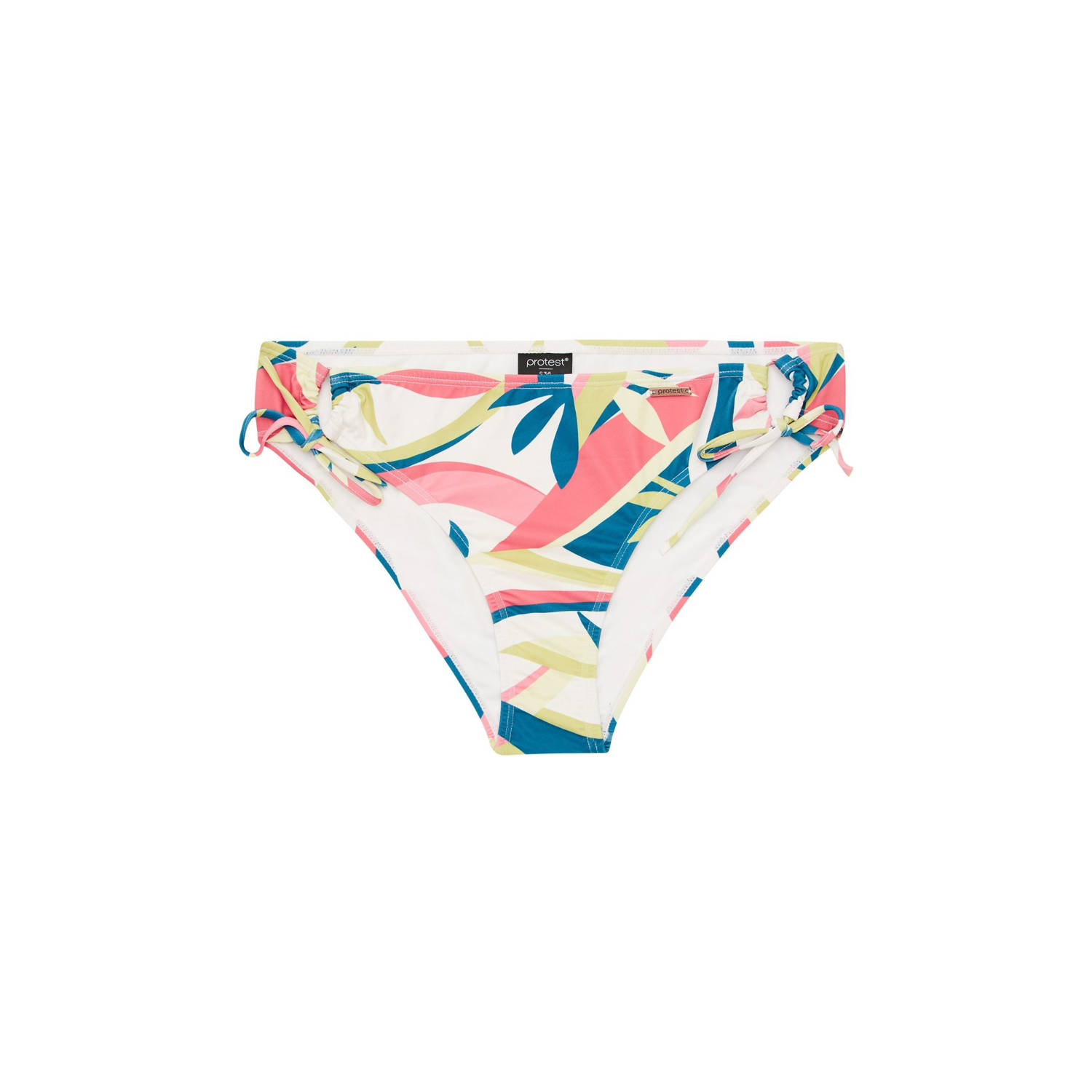 Protest bikinibroekje MIXCABELAS wit roze blauw