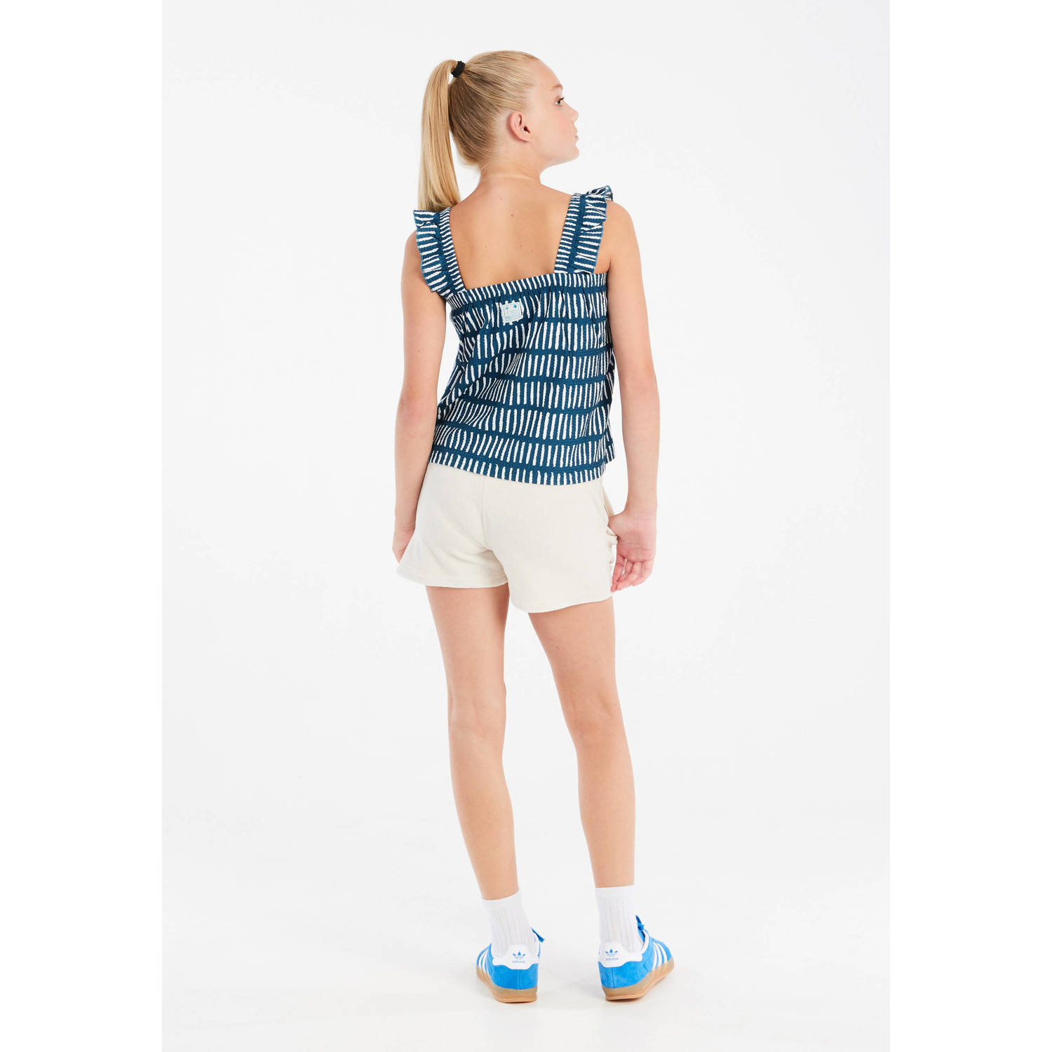 Protest mouwloze top blauw