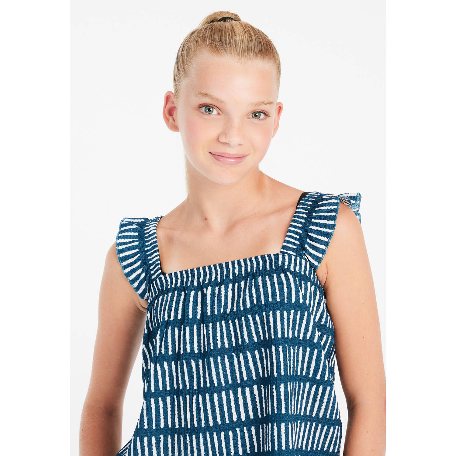 Protest mouwloze top blauw