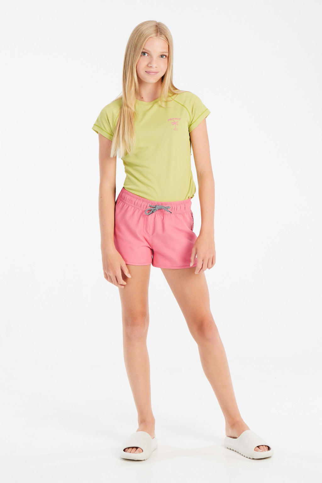 Protest UV T-shirt PRTFUNNY JR geel