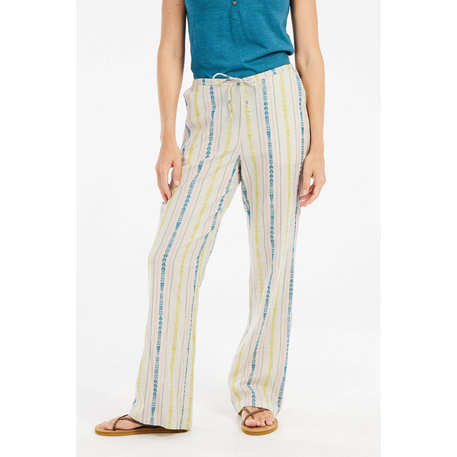 Protest regular waist broek ecru