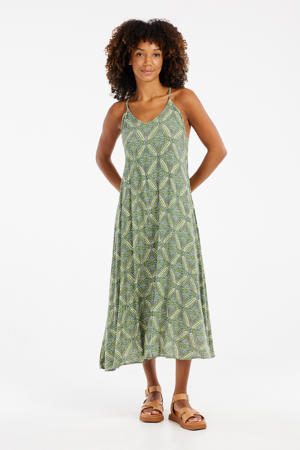 maxi jurk groen