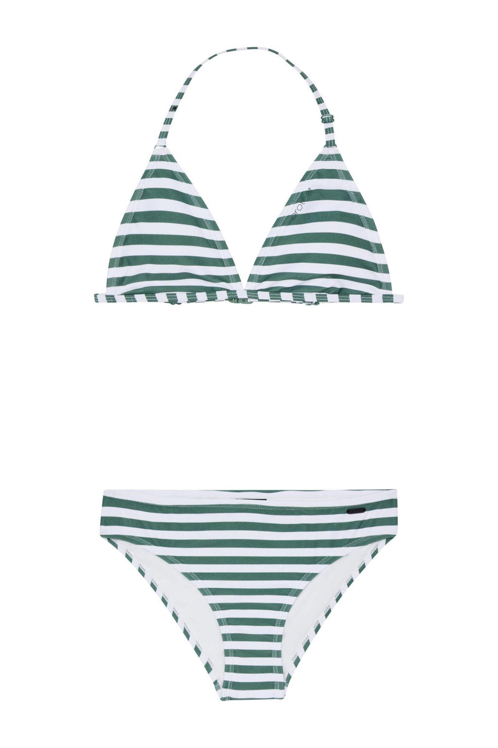 Protest triangel bikini PRTMICKY JR groen/wit