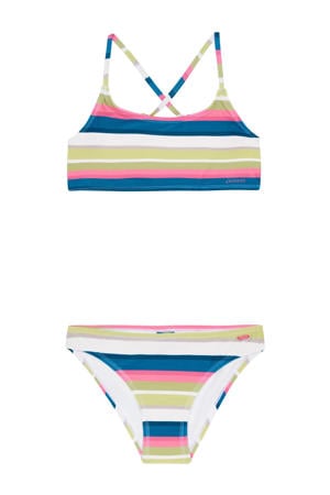 crop bikini PRTWIRL JR geel/blauw/wit