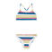 Protest crop bikini PRTWIRL JR geel/blauw/wit