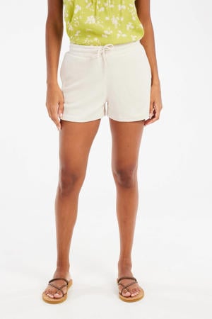 relaxed regular waist casual short ecru