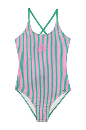 badpak PRTSAVU JR roze/groen