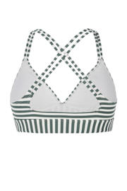 thumbnail: Protest voorgevormde triangel bikinitop MIXSUPEROL groen/wit