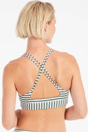 thumbnail: Protest voorgevormde triangel bikinitop MIXSUPEROL groen/wit
