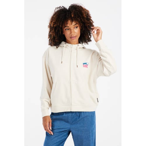 Protest sweatvest ecru afbeelding