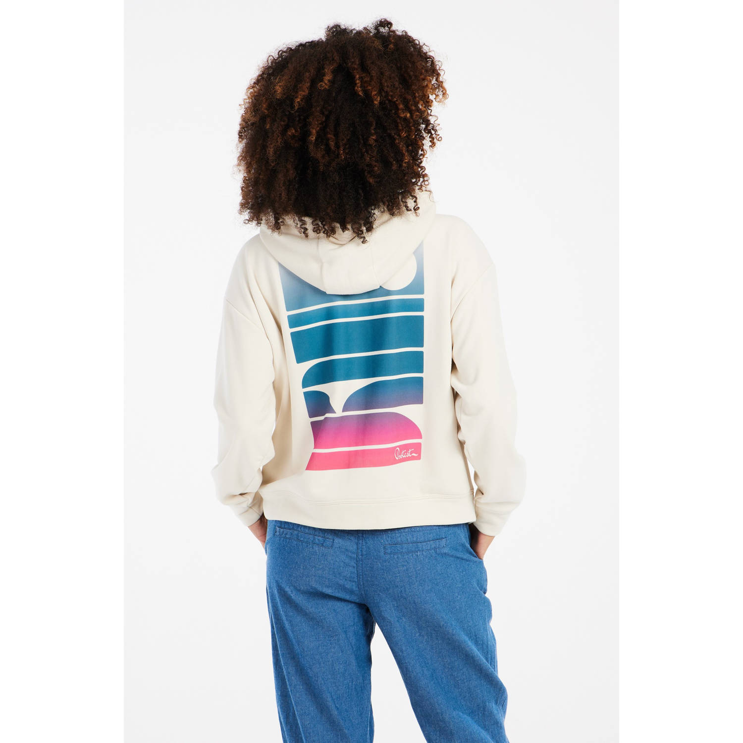 Protest sweatvest ecru