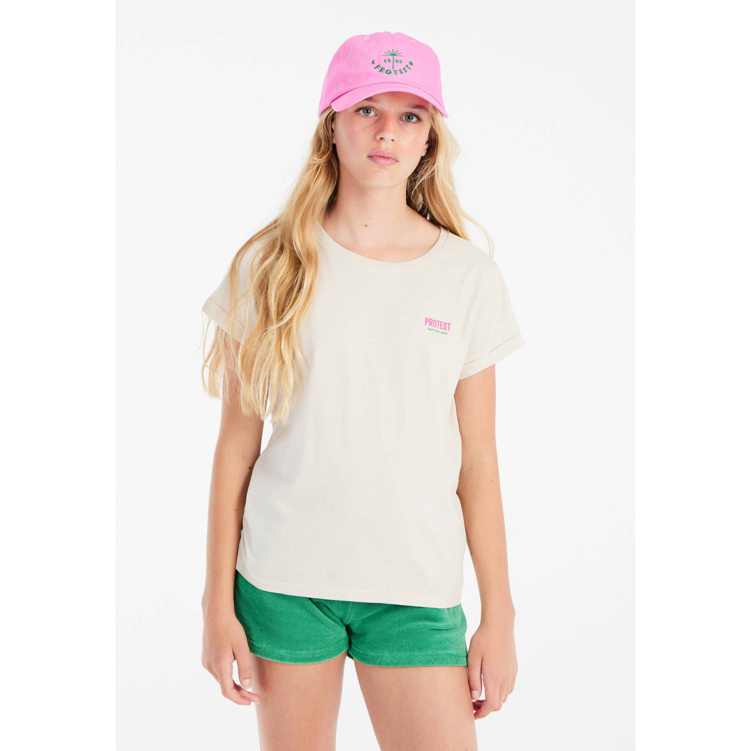 Protest T-shirt ecru
