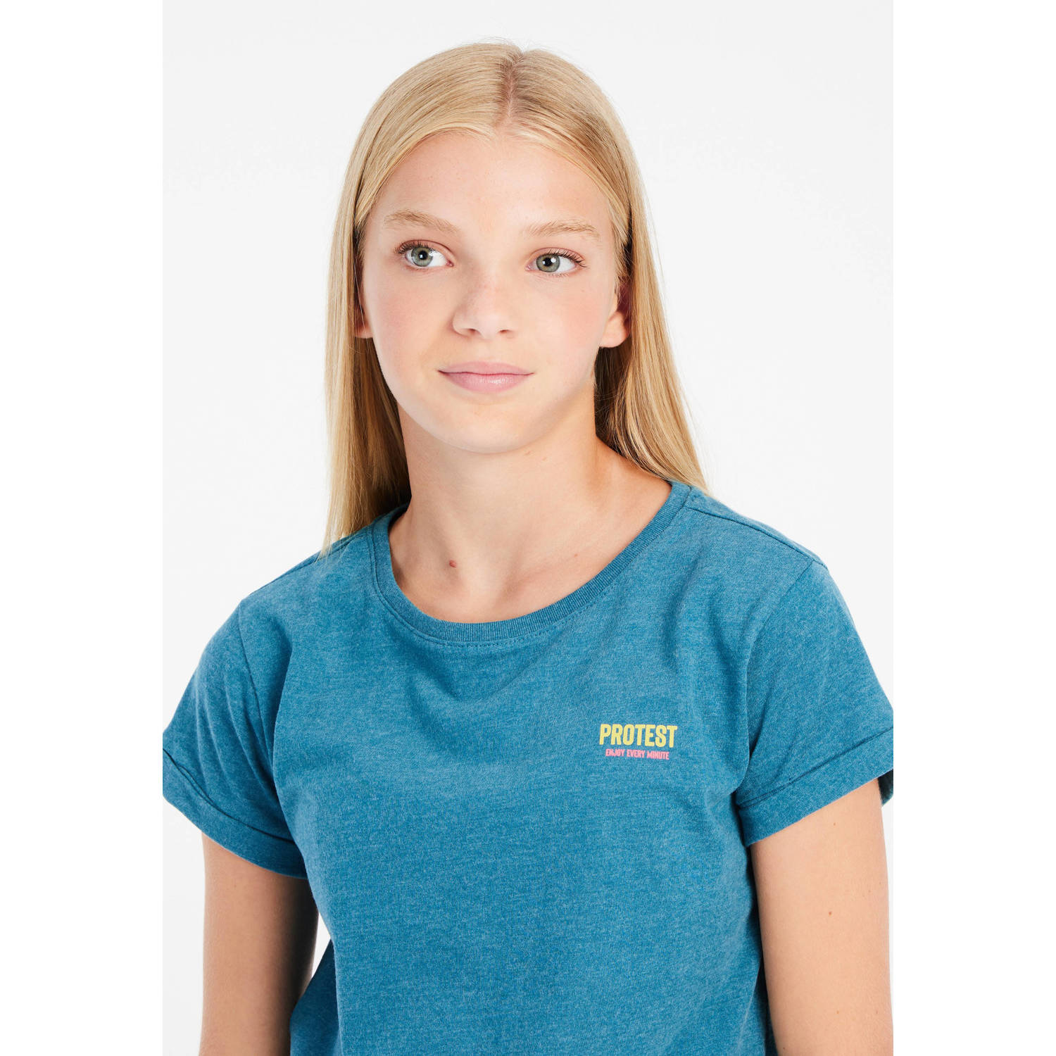 Protest T-shirt blauw