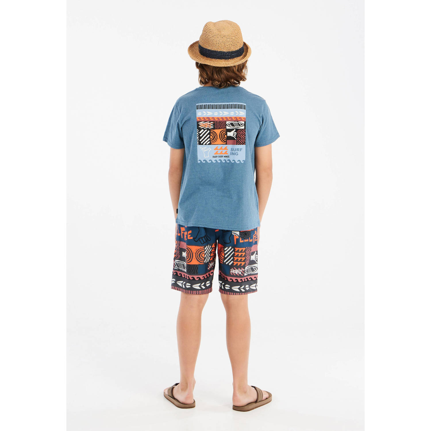 Protest T-shirt blauw
