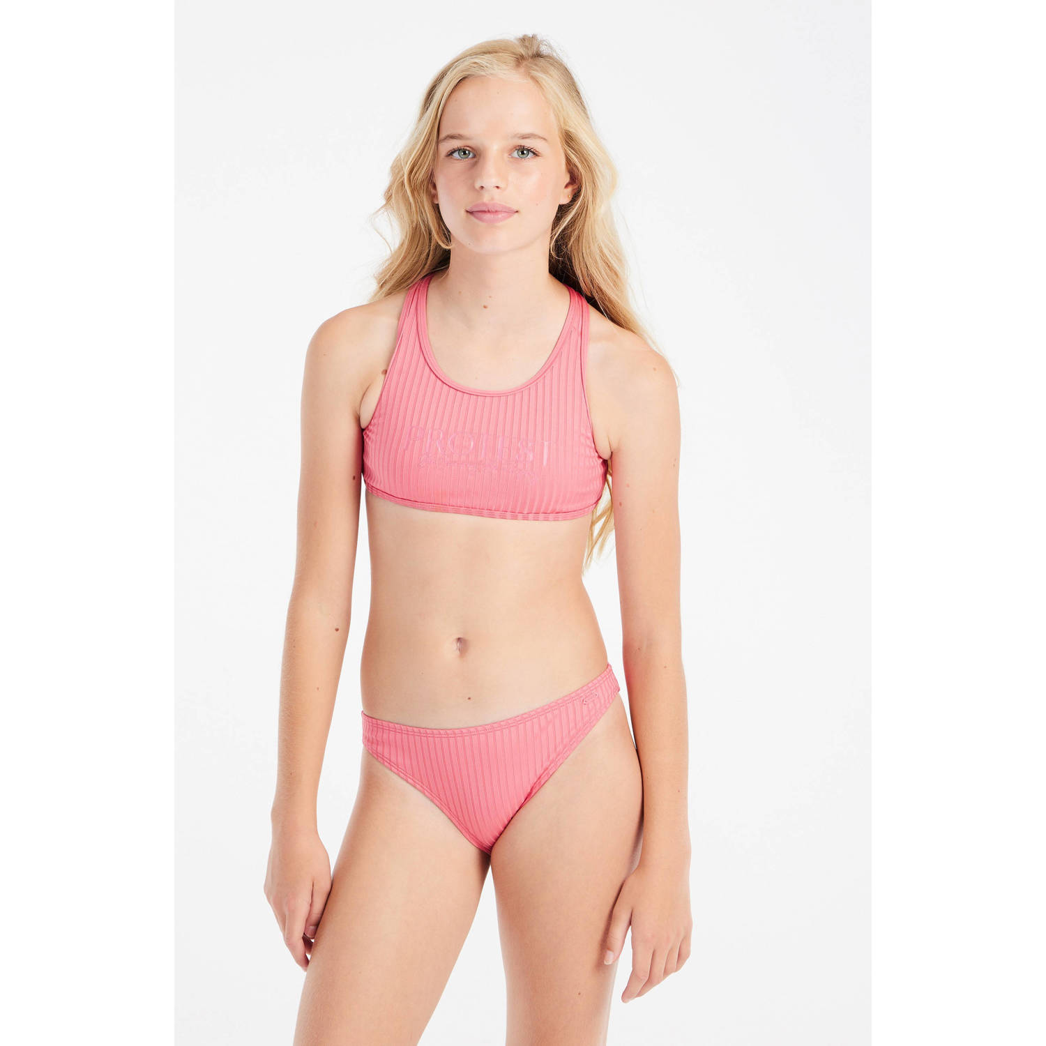 Protest crop bikini PRTMOON JR roze