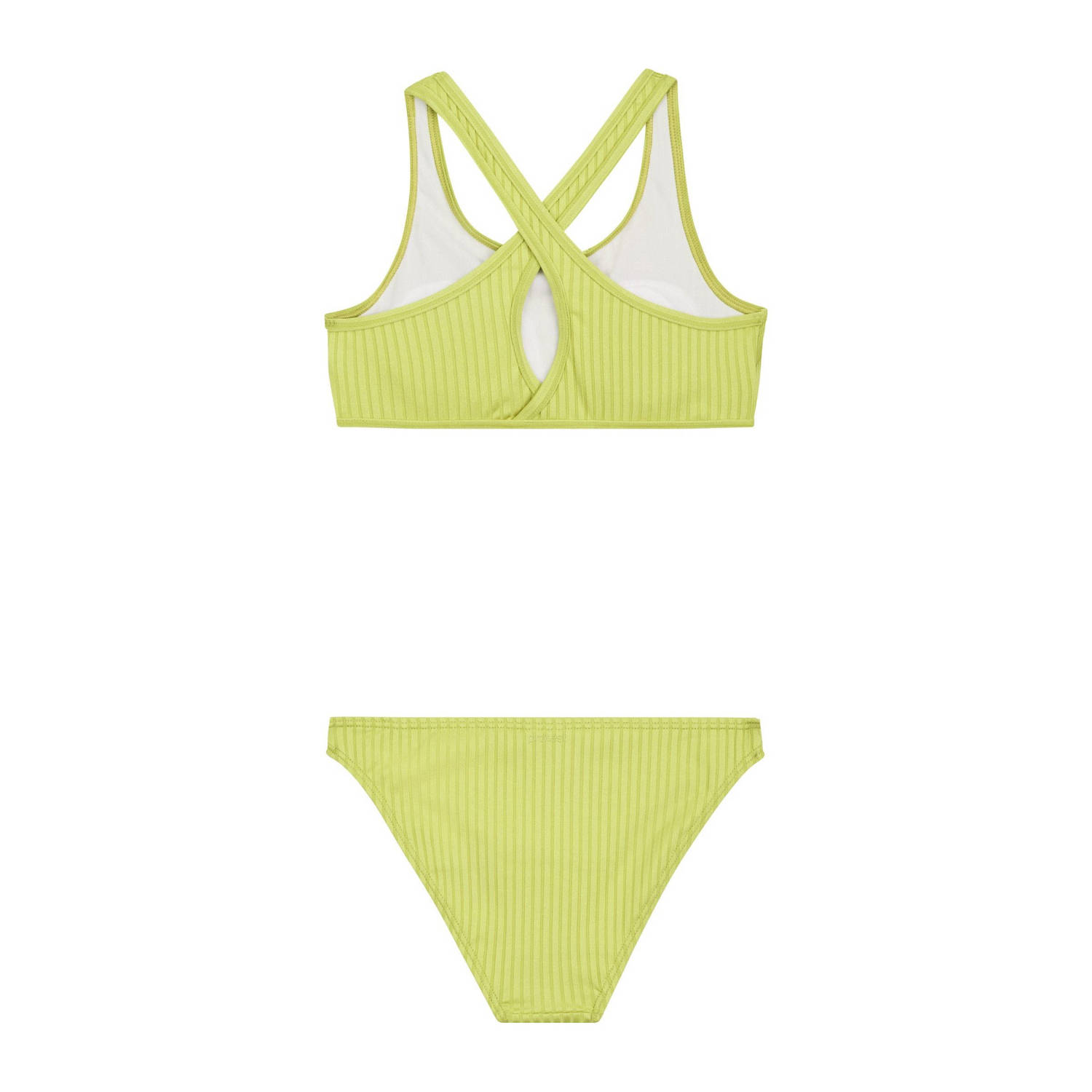 Protest crop bikini PRTMOON JR geel