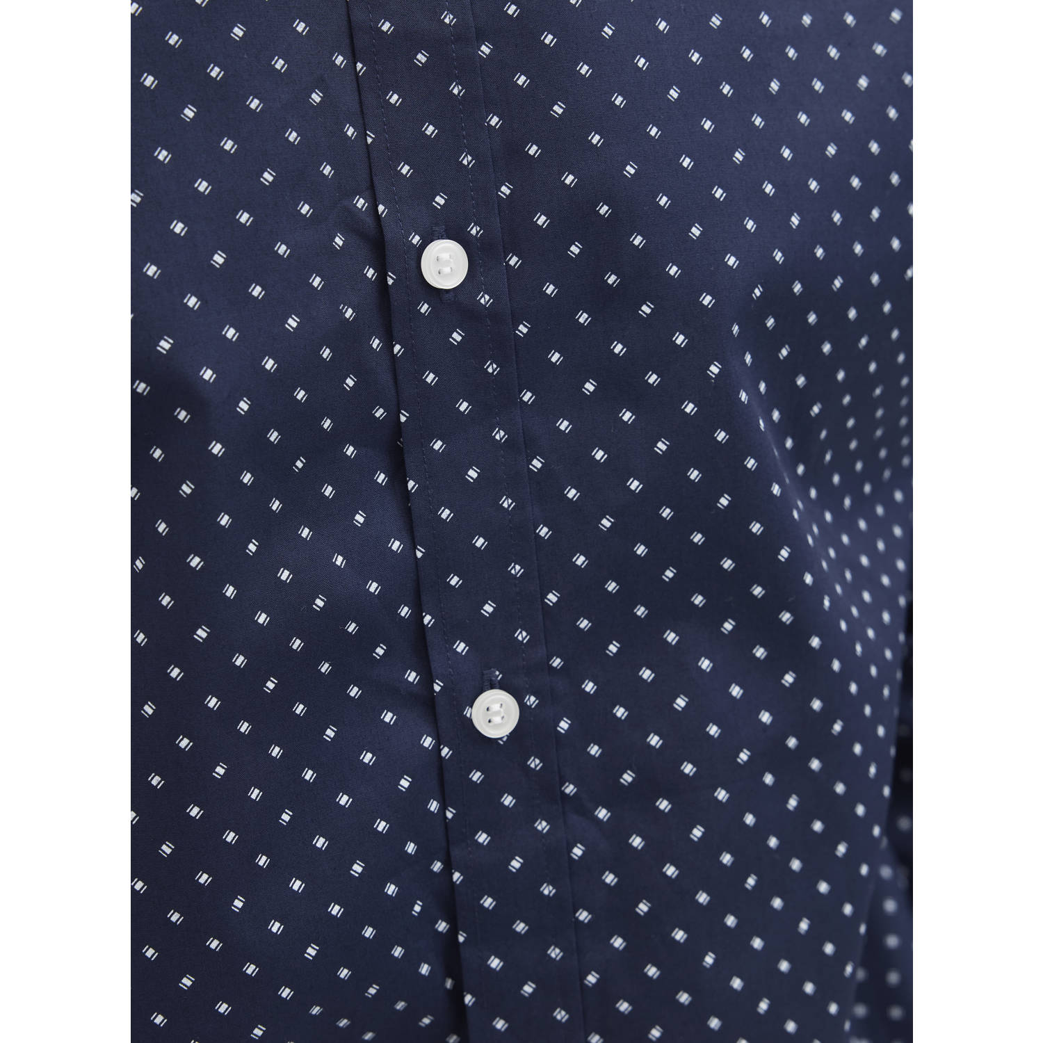 JJ REBEL casual overhemd donkerblauw