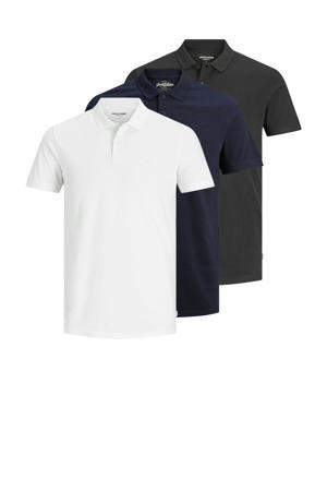 slim polo JJEBASIC multi - (set van 3)